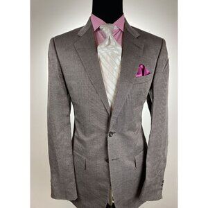 $2695.00 ARMANI Black Label Italian 70% Linen Modern 2Btn Sport Jacket 42L 42 L